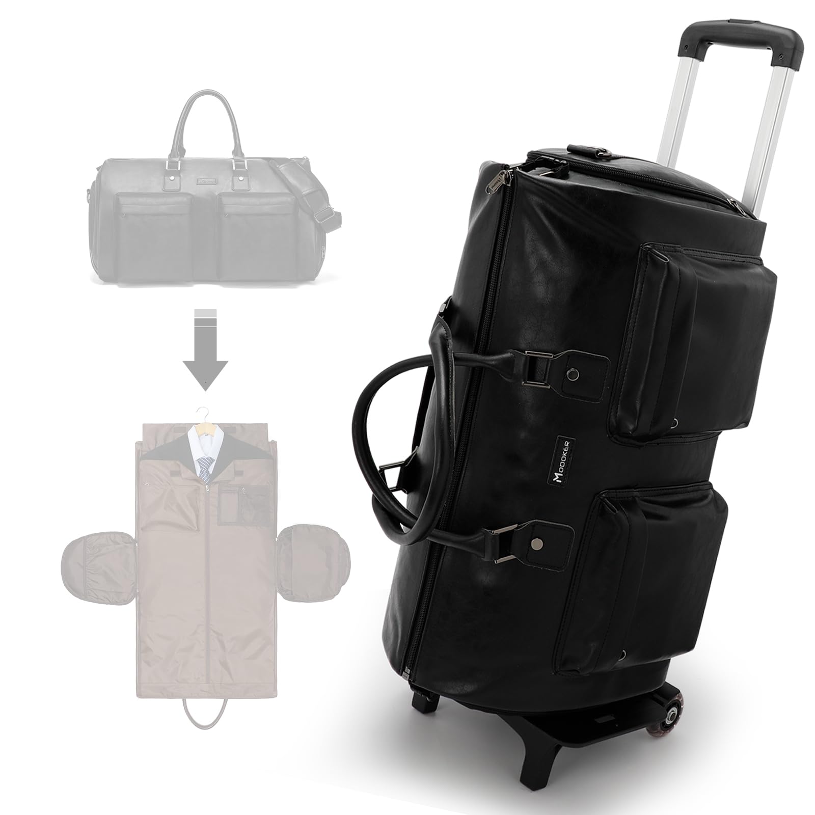Modoker Travel Garment Bag - Versatile & Stylish - Luggage Travel Bags by Handbags Specialist Headquarter | Available at Handbags Specialist Headquarter