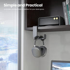 EURPMASK 360° Rotating Headphone Stand & Organizer - Gaming Accessories by Handbags Specialist Headquarter | Available at Handbags Specialist Headquarter