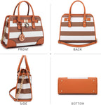 Dasein Luxe Set: Top Handle & Hobo Handbags Duo - Satchels Handbags by Handbags Specialist Headquarter | Available at Handbags Specialist Headquarter