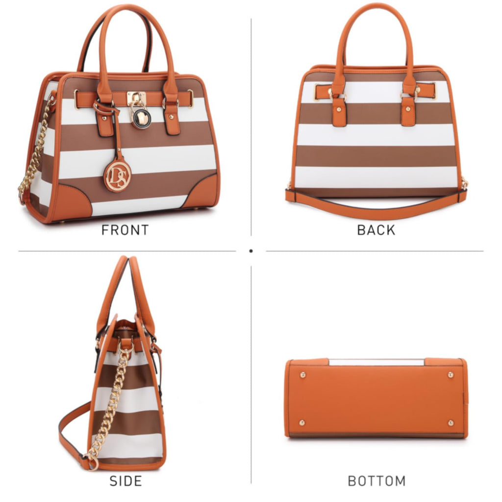 Dasein Women’s 2pcs Satchel & Shoulder Bag Set