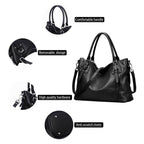 Genuine Leather Women's Tote Shoulder Bag