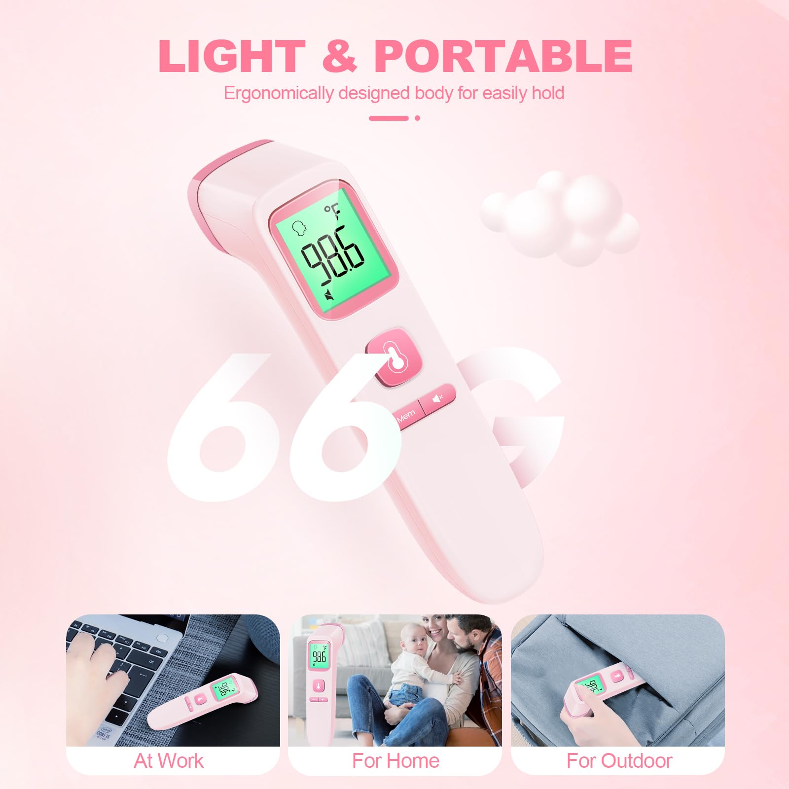 SmartScan No-Touch Thermometer: Family & Fever Care - Health Care by Handbags Specialist Headquarter | Available at Handbags Specialist Headquarter