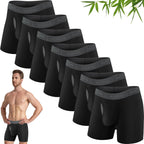 Bamboo Rayon Boxer Briefs 7 Pack for Men