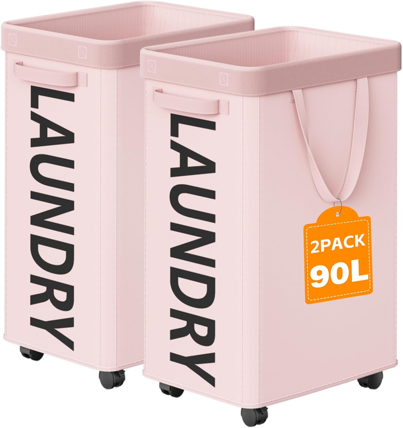 RollAway 90L Laundry Basket with Removable Bag - Laundry Baskets by Handbags Specialist Headquarter | Available at Handbags Specialist Headquarter