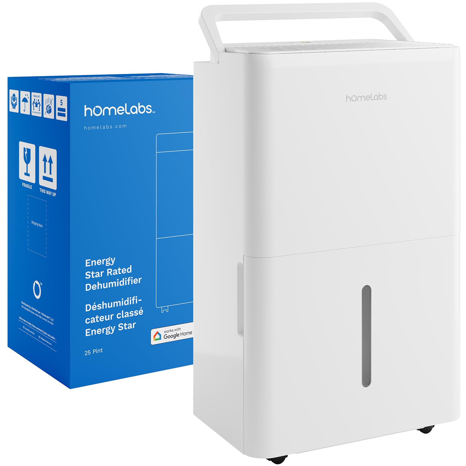 hOmeLabs Smart 50 Pint Dehumidifier 7000 Sq Ft - Decor by Handbags Specialist Headquarter | Available at Handbags Specialist Headquarter