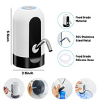 Portable USB Water Dispenser for 3-5 Gallon Bottles