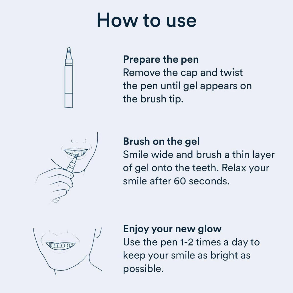 Auraglow PowerWhite Teeth Whitening Pen 4mL - Health Care by Handbags Specialist Headquarter | Available at Handbags Specialist Headquarter