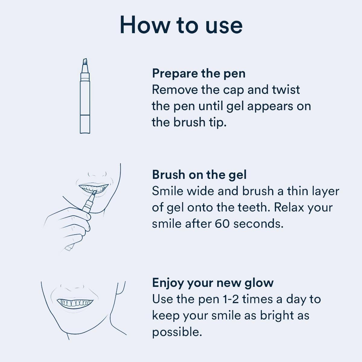 Auraglow PowerWhite Teeth Whitening Pen 4mL - Health Care by Handbags Specialist Headquarter | Available at Handbags Specialist Headquarter