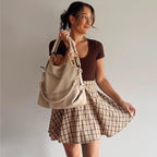 Dasein Luxe Vegan Hobo Bag with Rhinestones - Bucket Bag by Handbags Specialist Headquarter | Available at Handbags Specialist Headquarter