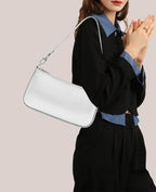 Retro Vegan Leather Shoulder Bag -  by Handbags Specialist Headquarter | Available at Handbags Specialist Headquarter