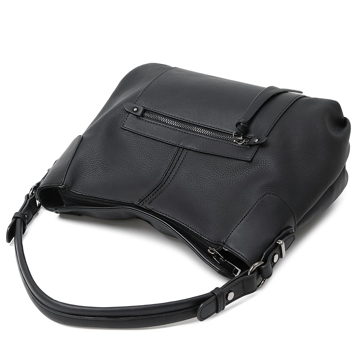 Lapsting Boho Faux Leather Hobo Shoulder Bag