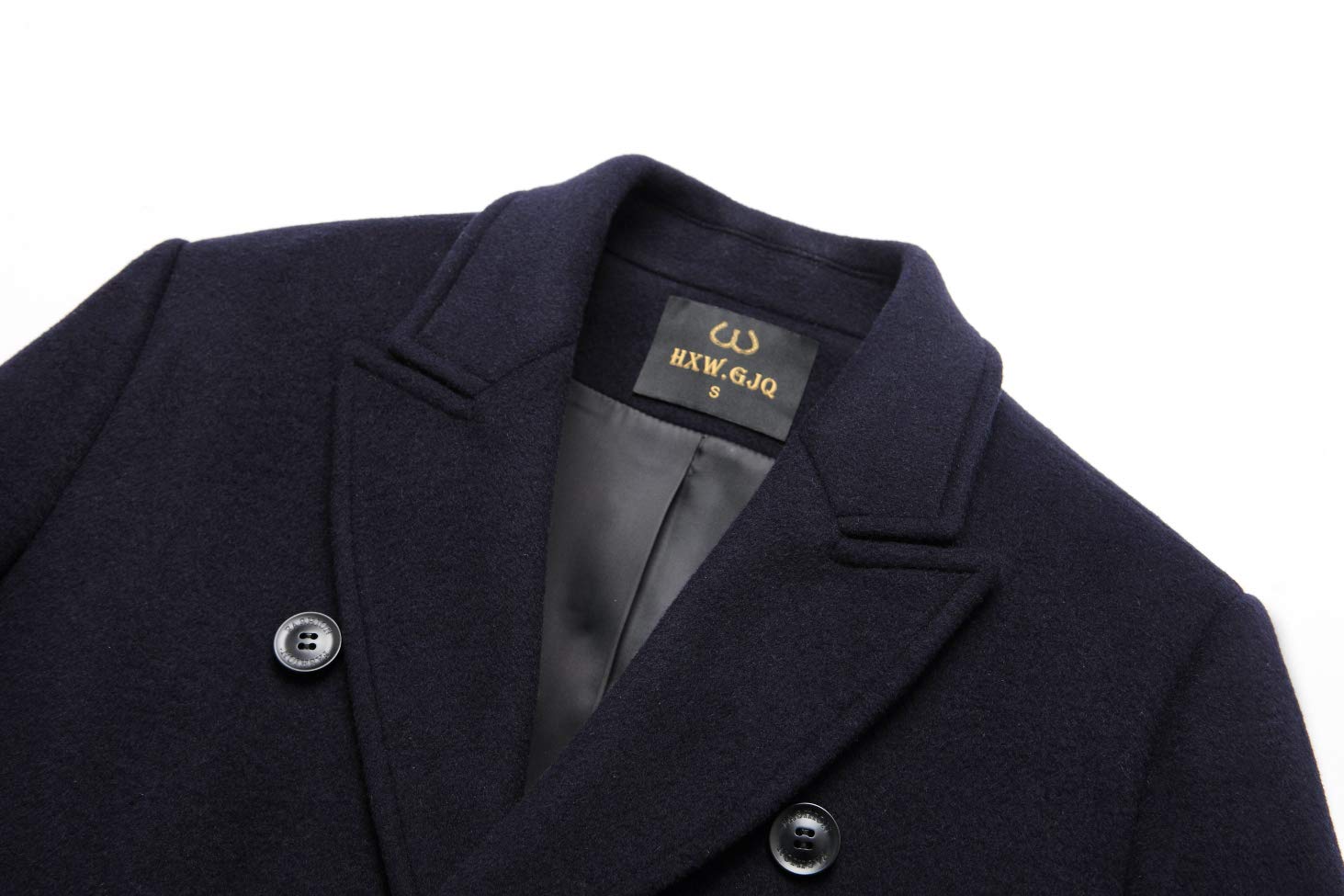 Men's Premium Wool Blend Double Breasted Coat