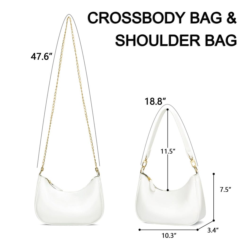 Retro Chic Hobo Bag - Cute Underarm Purse - Shoulder Bags by Handbags Specialist Headquarter | Available at Handbags Specialist Headquarter