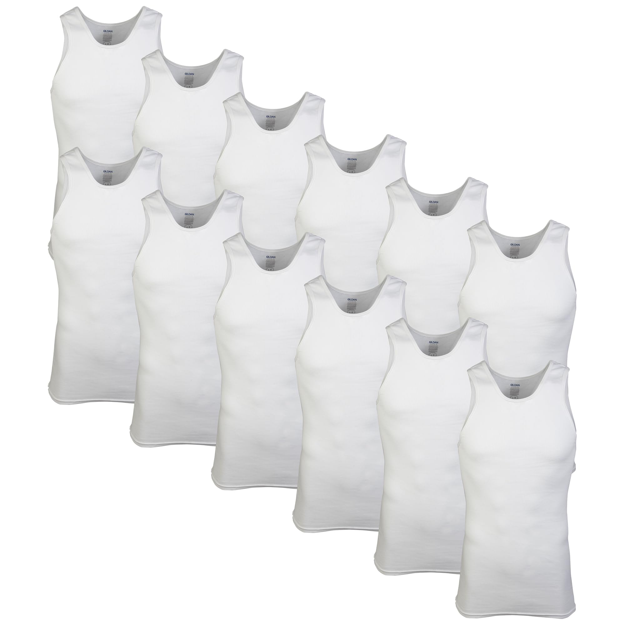 Gildan Men's Essential Tanks 3-Pack
