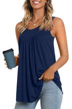 Longyuan Summer Sleeveless Tunics for Women - Tops by Handbags Specialist Headquarter | Available at Handbags Specialist Headquarter