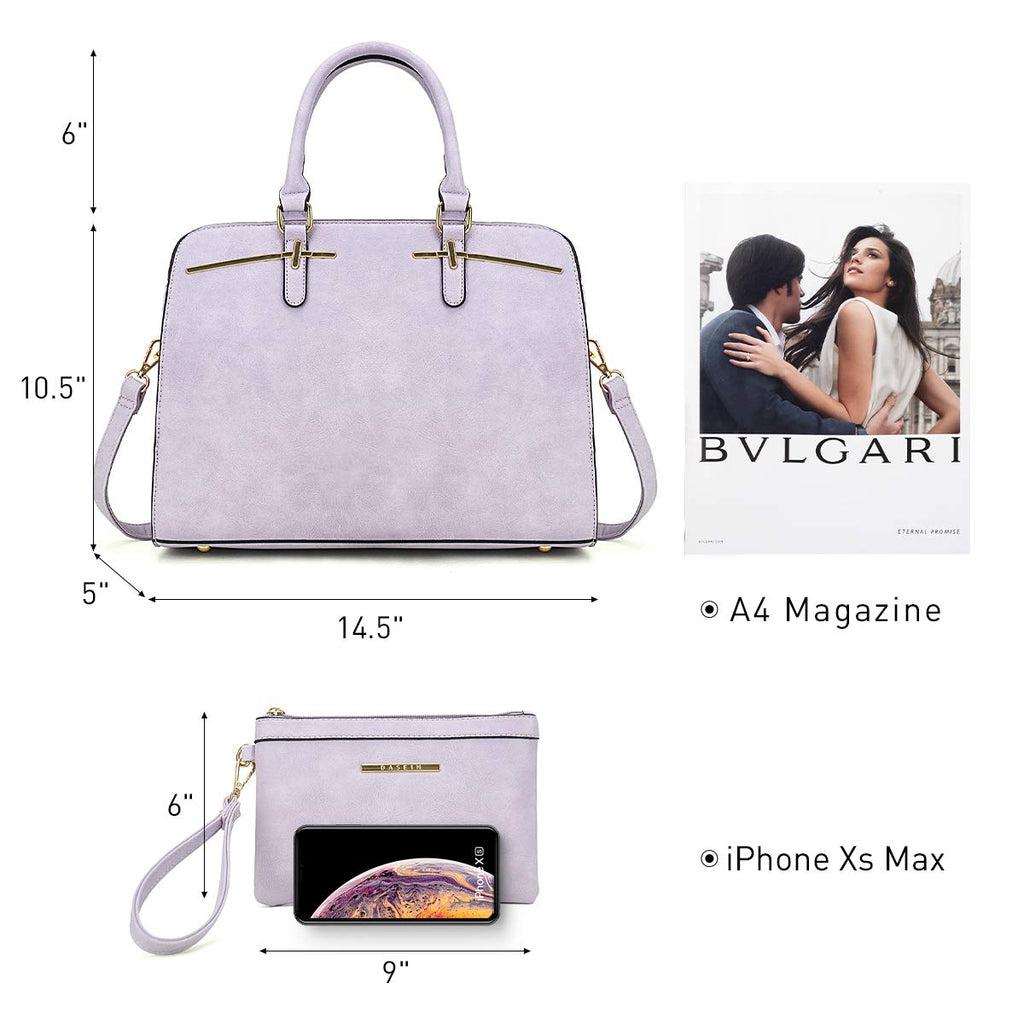 Women’s 2pc Tote & Wallet Handbag Set with 3 Compartments