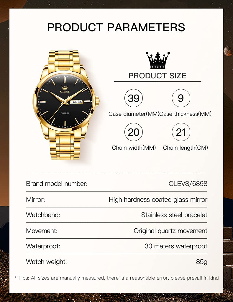 EclipseTime: Luminous Men's Luxury Chrono Watch