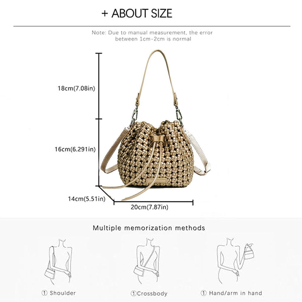 Hollow Bucket Tote Bag -  by Handbags Specialist Headquarter | Available at Handbags Specialist Headquarter