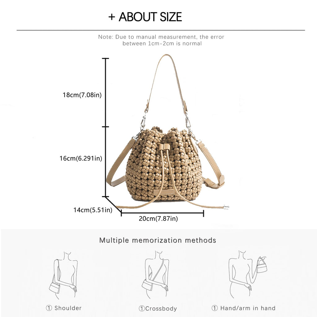 Hollow Bucket Tote Bag -  by Handbags Specialist Headquarter | Available at Handbags Specialist Headquarter