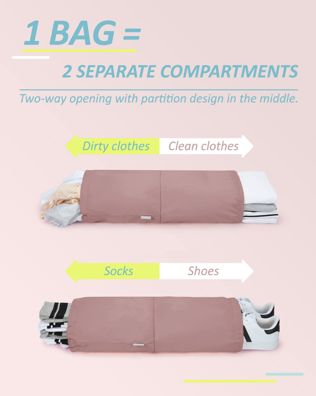 PackPro 6 Set Compression Cubes for Travel - Luggage Travel Bags by Handbags Specialist Headquarter | Available at Handbags Specialist Headquarter