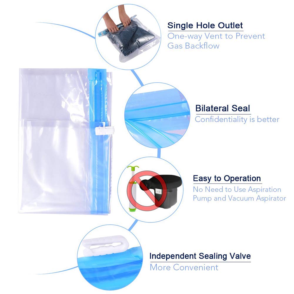 EasyPack 10-Count Compression Bags - Travel Must-Have -  by Handbags Specialist Headquarter | Available at Handbags Specialist Headquarter