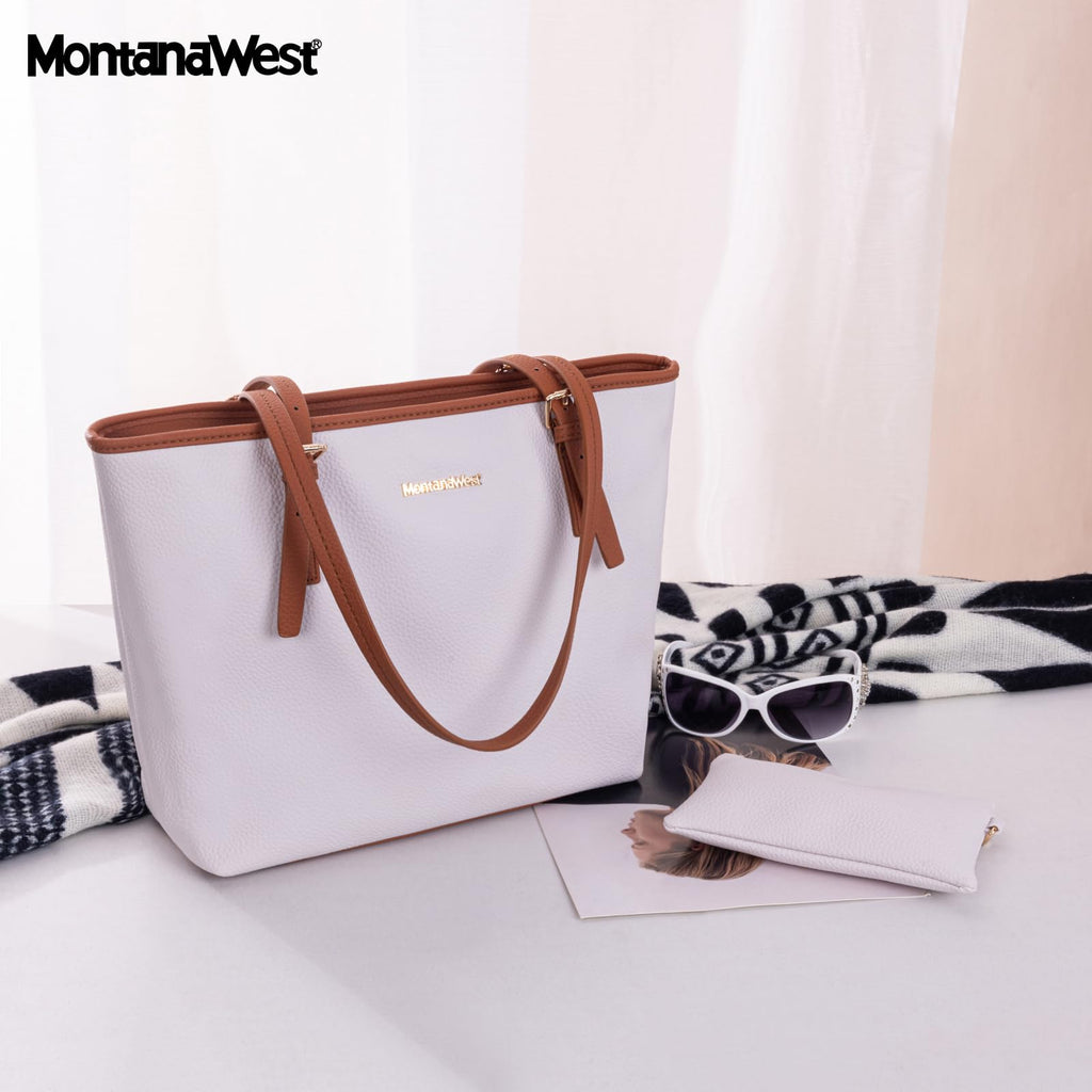 Montana Charm: Vegan Leather Tote & Shoulder Bag