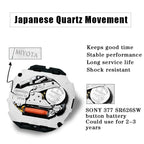 OLEVS Luxe: Men's Golden Dial Quartz Business Watch