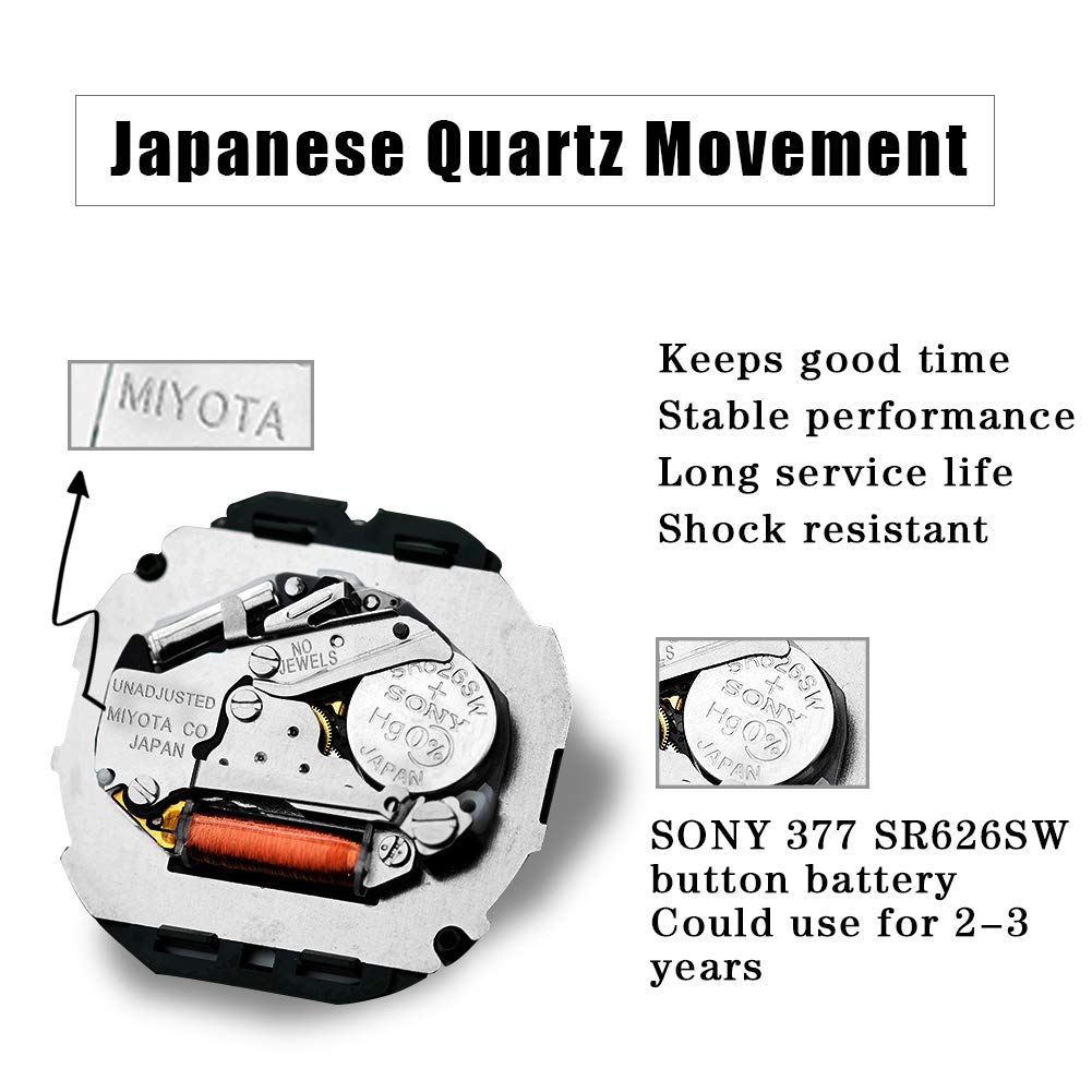 OLEVS Luxe: Men's Golden Dial Quartz Business Watch