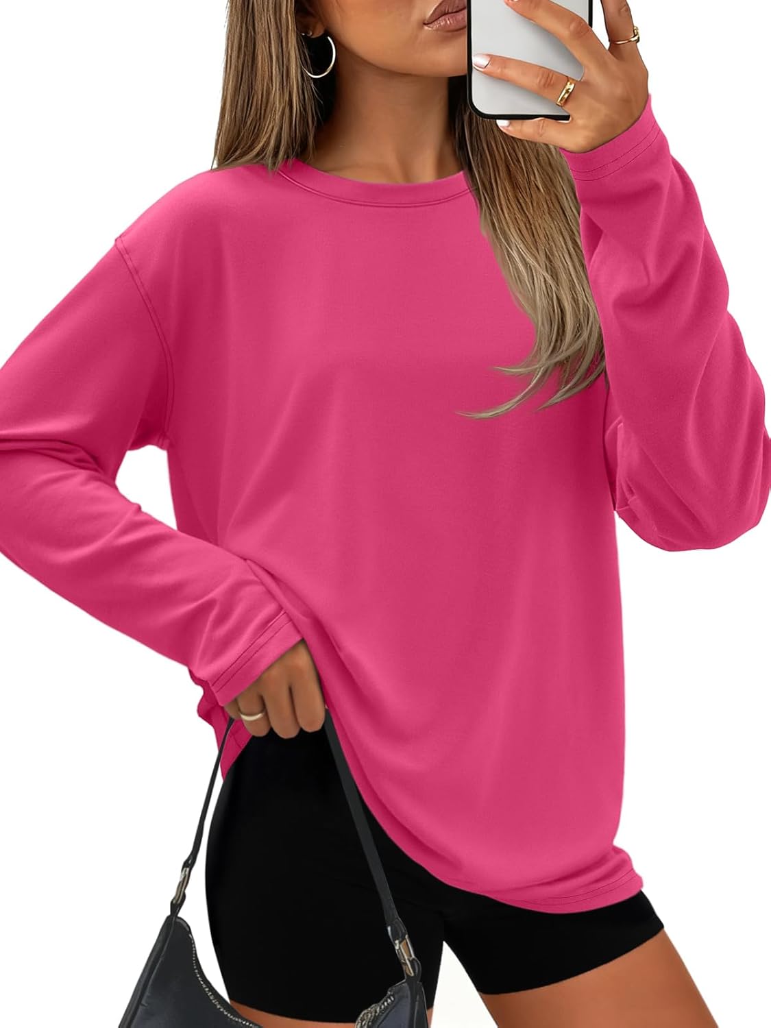 ATHMILE Women's Oversized Graphic Tee