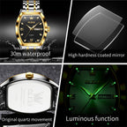 SteelGlow: OLEVS Quartz Men's Luminous Watch