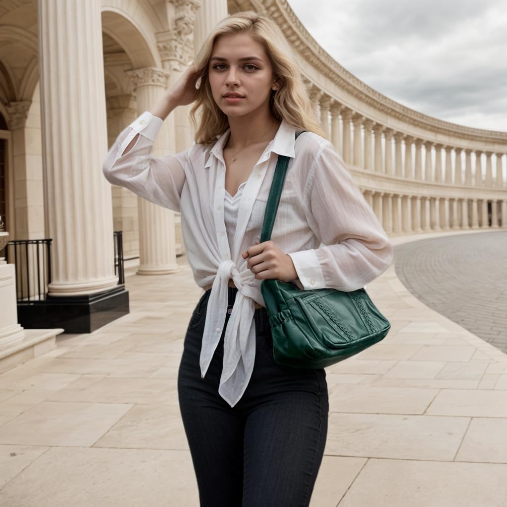 ELDA Chic Crossbody: Soft PU Leather Multi-Pocket Bag - Handbags by Handbags Specialist Headquarter | Available at Handbags Specialist Headquarter