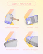 PackPro 6 Set Compression Cubes for Travel - Luggage Travel Bags by Handbags Specialist Headquarter | Available at Handbags Specialist Headquarter