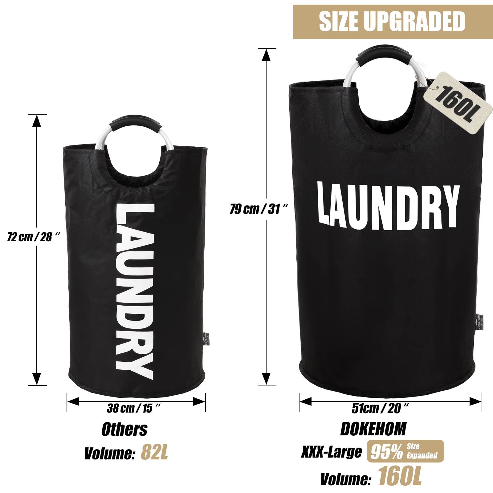 FoldAway Laundry Hamper - Laundry Baskets by Handbags Specialist Headquarter | Available at Handbags Specialist Headquarter