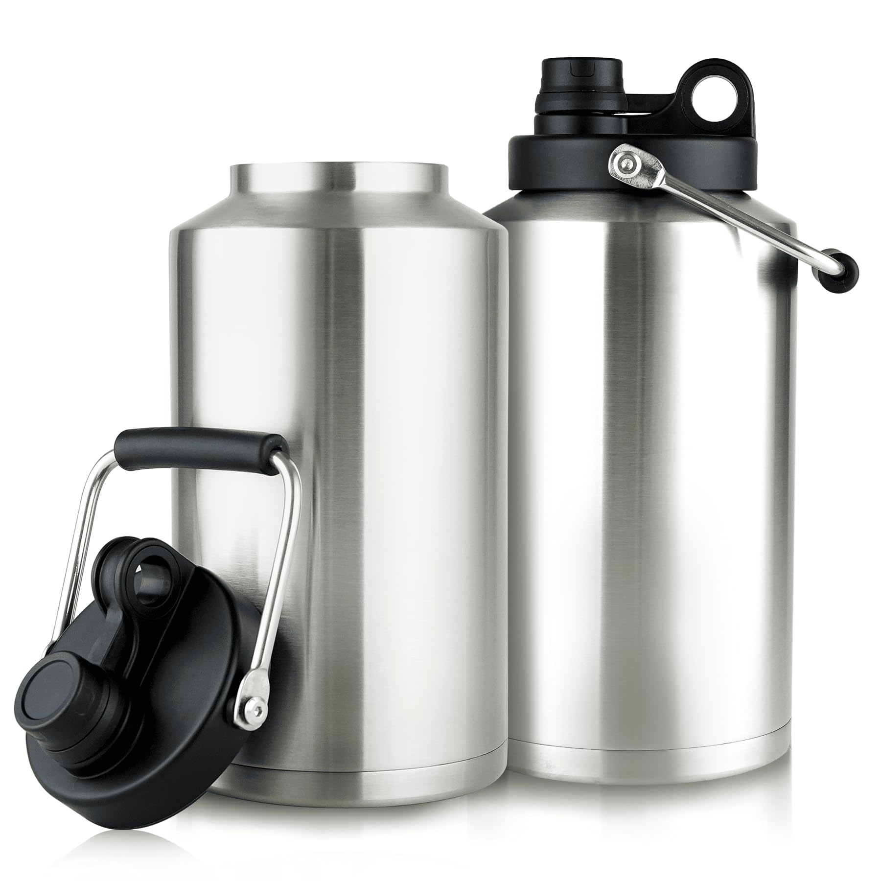 HydraGuard 128oz: Dual-Vacuum Stainless Water Jug - Water Bottles by Handbags Specialist Headquarter | Available at Handbags Specialist Headquarter