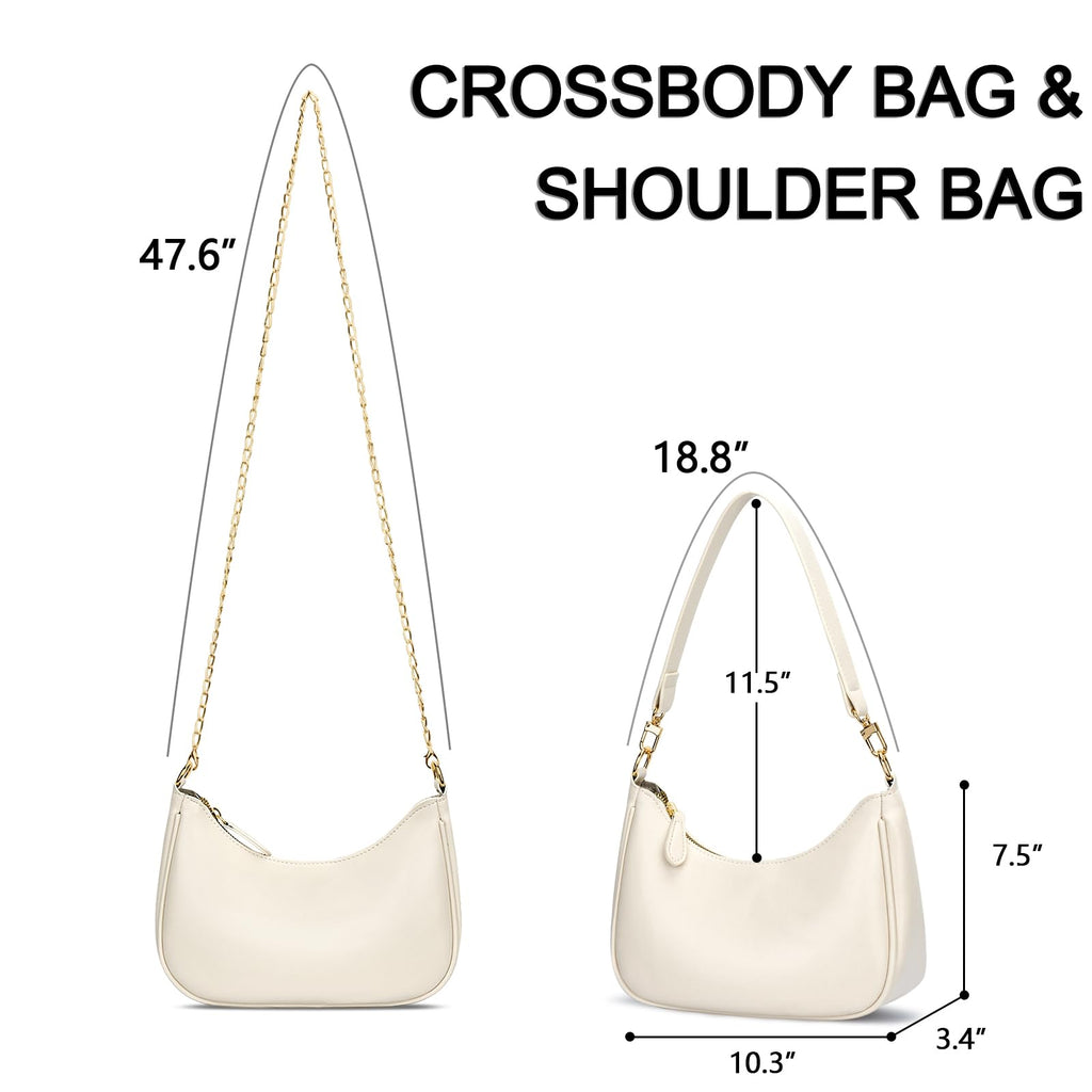 Retro Chic Hobo Bag - Cute Underarm Purse - Shoulder Bags by Handbags Specialist Headquarter | Available at Handbags Specialist Headquarter