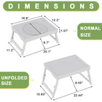 Artmeer Bamboo Foldable Bed & Laptop Tray - 2 Pack - Decor by Handbags Specialist Headquarter | Available at Handbags Specialist Headquarter