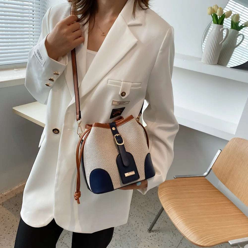 Straw Braided Adjustable Strap Crossbody Bag - Crossbody Bag by Trendsi | Available at Handbags Specialist Headquarter