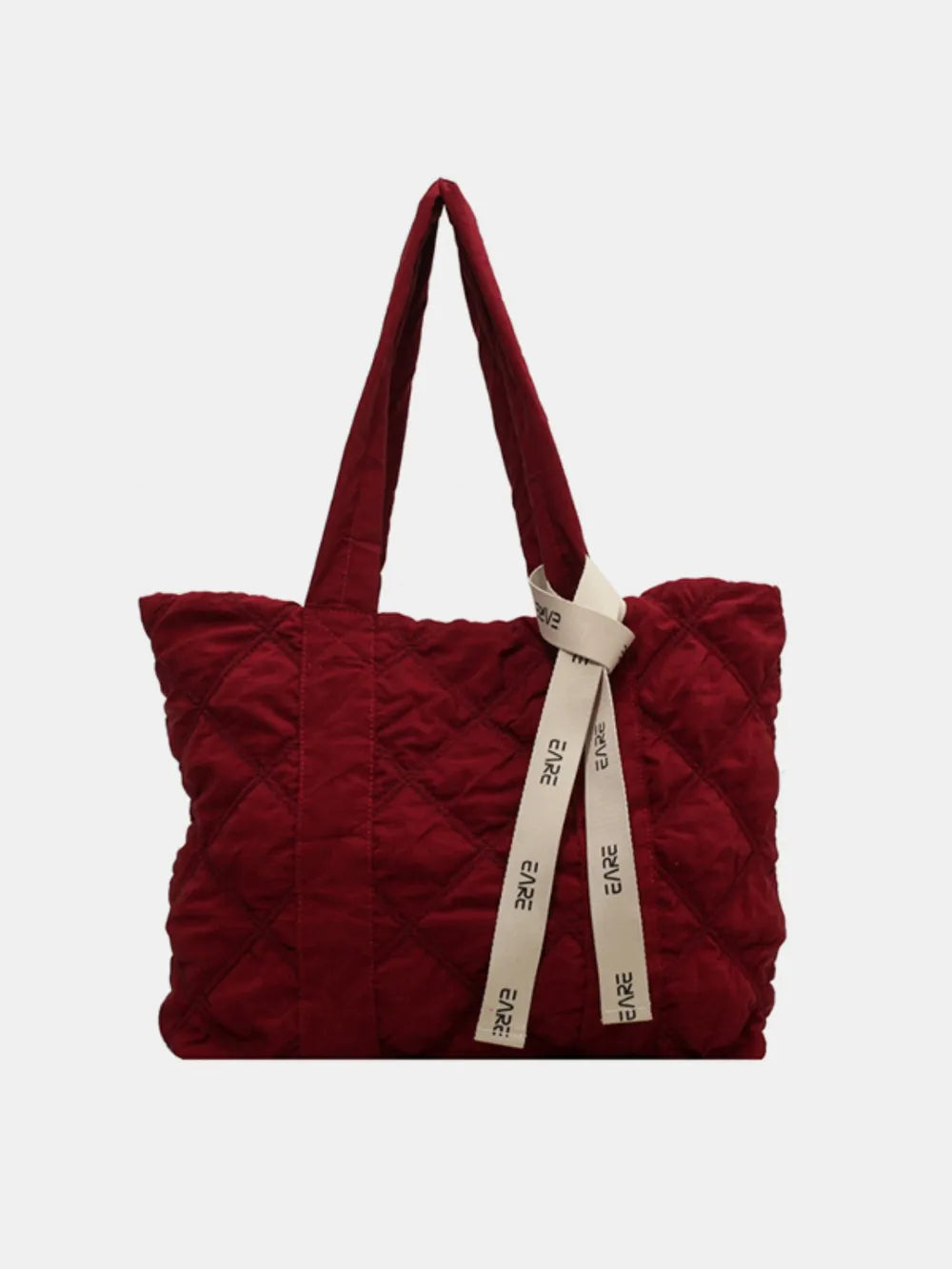 Quilted Nylon Large Tote Bag - Tote Bag by Trendsi | Available at Handbags Specialist Headquarter