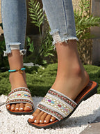 Open Toe Flats Sandals - Women Sandals by Trendsi | Available at Handbags Specialist Headquarter