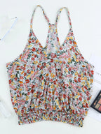 Floral Print Halter Cami - Tops by Trendsi | Available at Handbags Specialist Headquarter