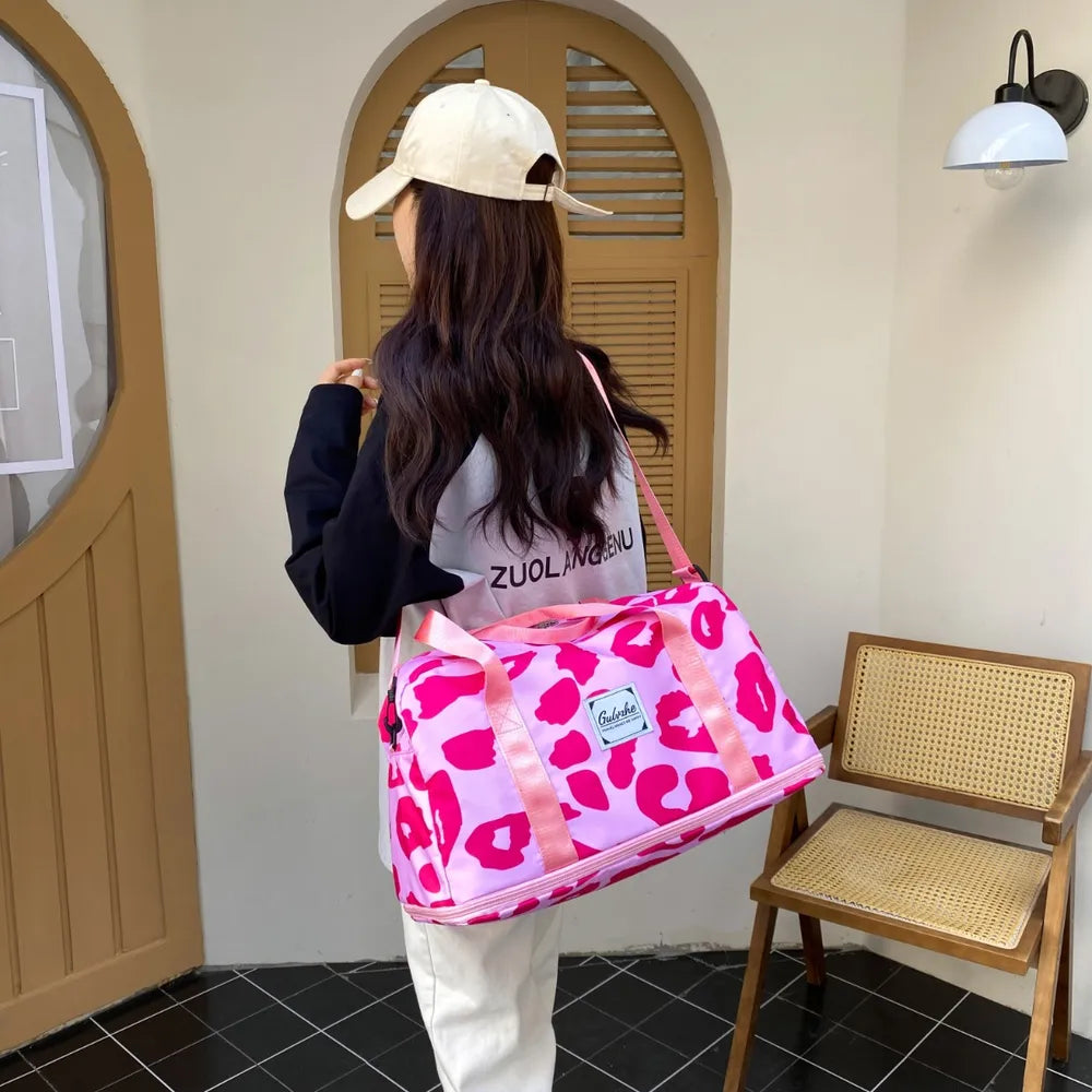 Oxford Cloth Printed Travel Bag - travel-bag by Trendsi | Available at Handbags Specialist Headquarter