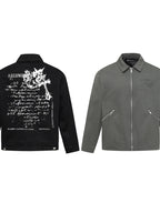 Men's Zip Up Long Sleeve Jacket - Men's jackets by Trendsi | Available at Handbags Specialist Headquarter
