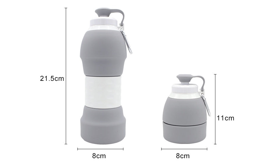 FlexiSip Silicone Water Bottle - water bottle by Trendsi | Available at Handbags Specialist Headquarter