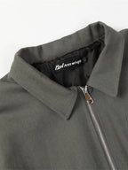 Men's Zip Up Long Sleeve Jacket - Men's jackets by Trendsi | Available at Handbags Specialist Headquarter