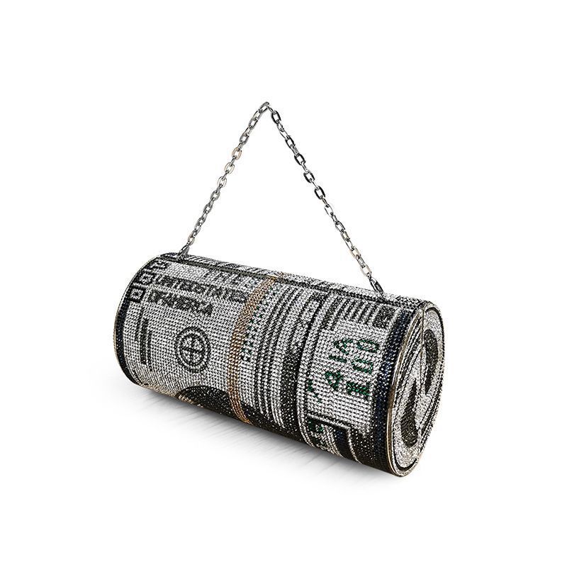 Crystal Diamond Evening Clutch Bag for Women