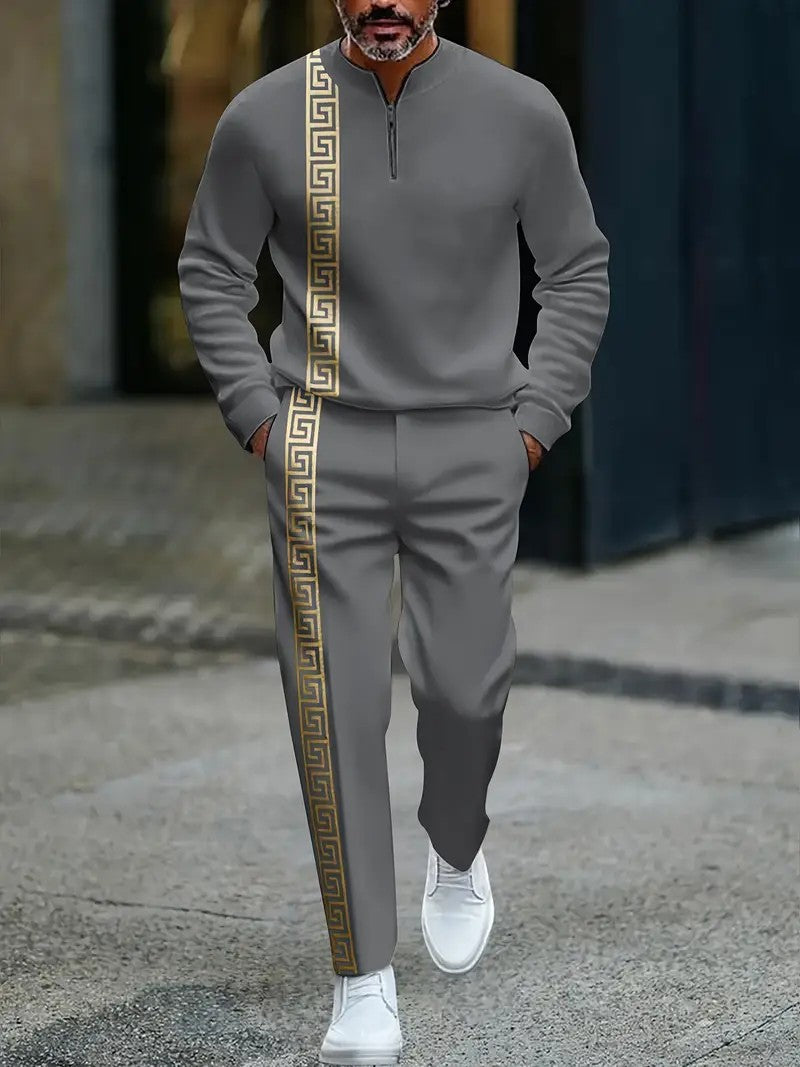 VersaFit Long-sleeve Polo & Pant Set