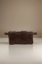 Zenana Vegan Leather Woven Crossbody Bag - Crossbody Bag by Trendsi | Available at Handbags Specialist Headquarter