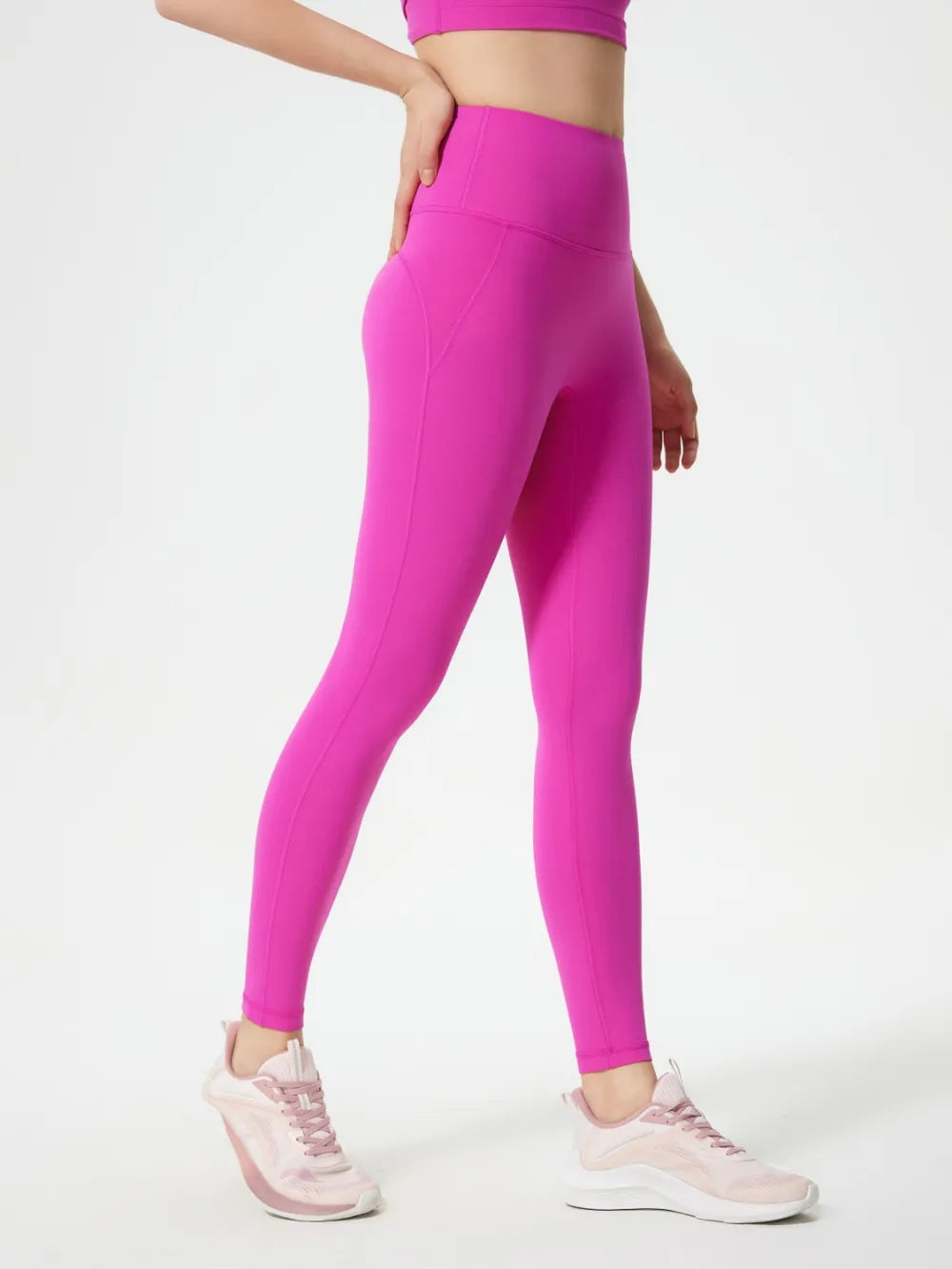 Millennia Wide Waistband Active Leggings - Leggings by Trendsi | Available at Handbags Specialist Headquarter