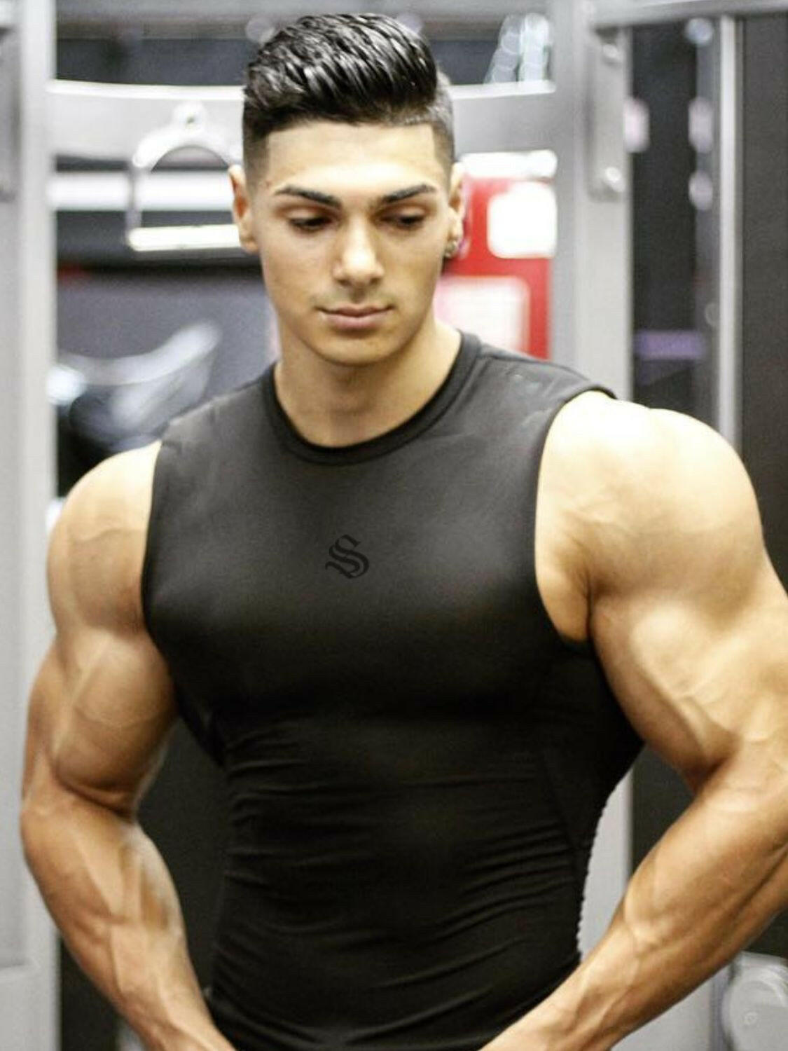 Men's Plus Size Round Neck Tank - Men tank top by Trendsi | Available at Handbags Specialist Headquarter