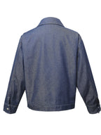Men's Snap Down Long Sleeve Denim Jacket - Men's jackets by Trendsi | Available at Handbags Specialist Headquarter